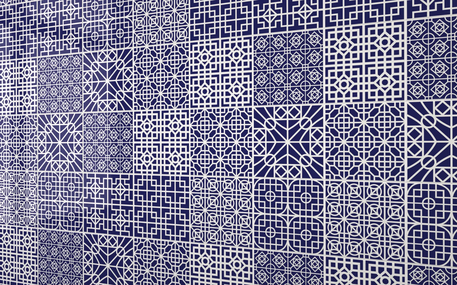 Sample: Standard Tile Victorian Blue