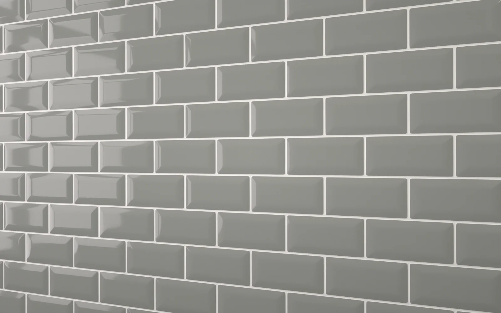 Bevel Metro Tile Dark Grey (150mm x 75mm)