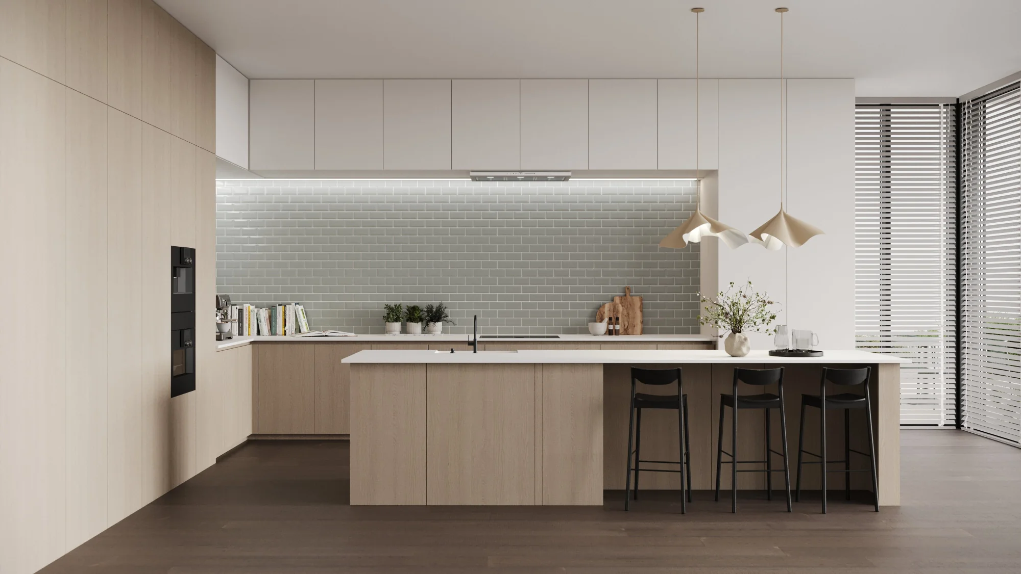 Bevel Metro Tile Dark Grey (150mm x 75mm) - Image 3