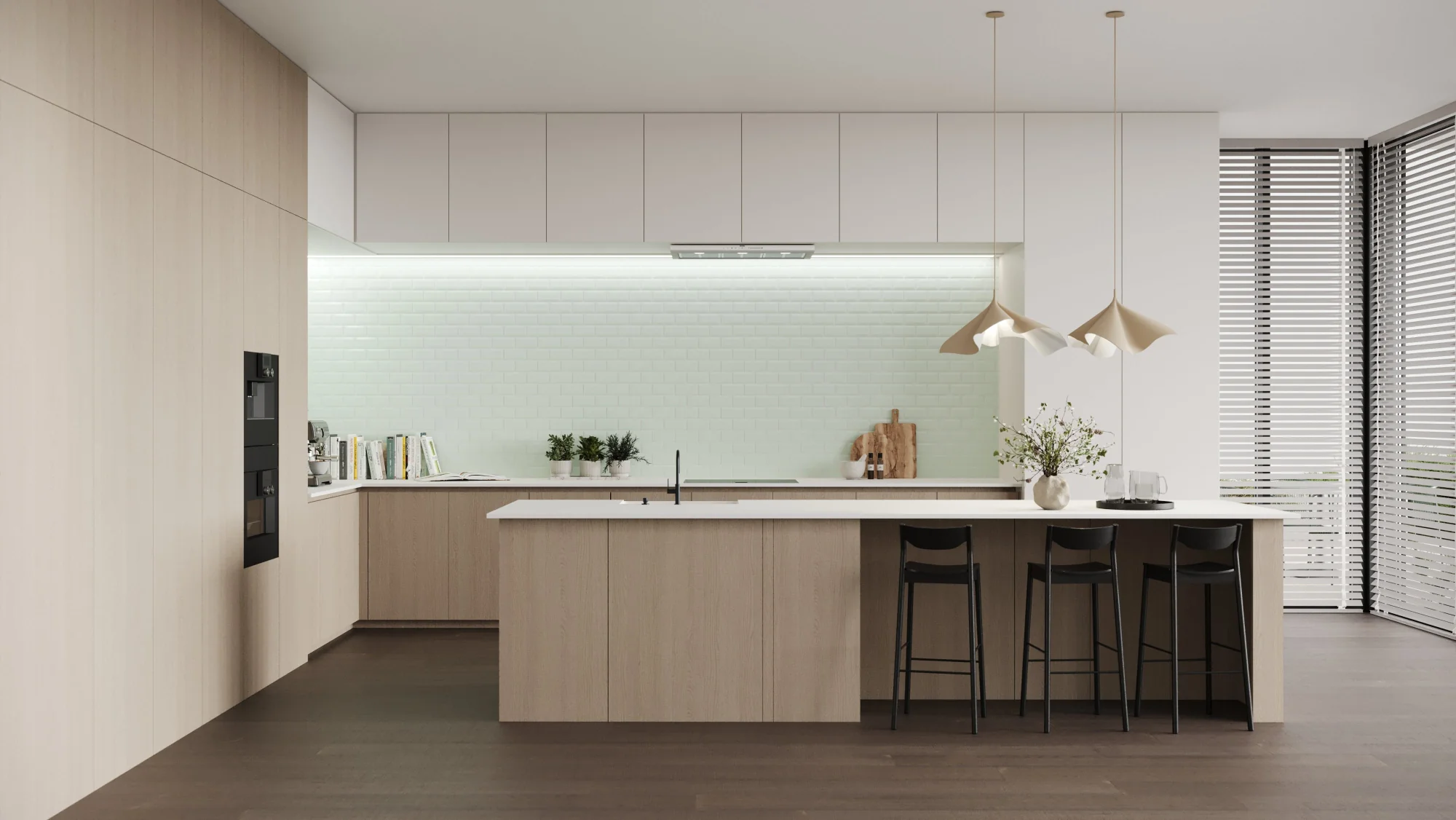 Bevel Metro Tile Glass Green (150mm x 75mm) - Image 2