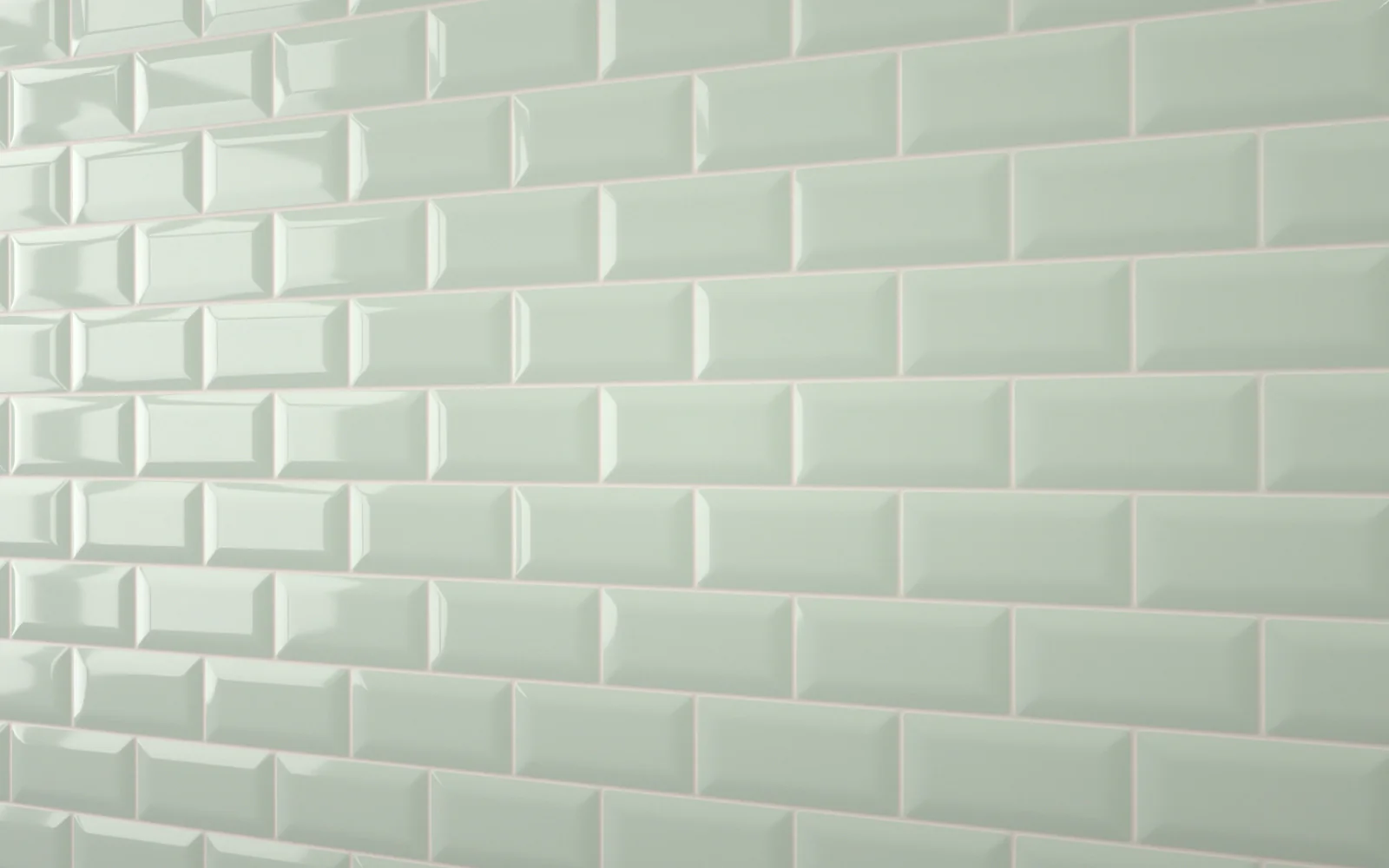 Bevel Metro Tile Glass Green (150mm x 75mm) - Image 5