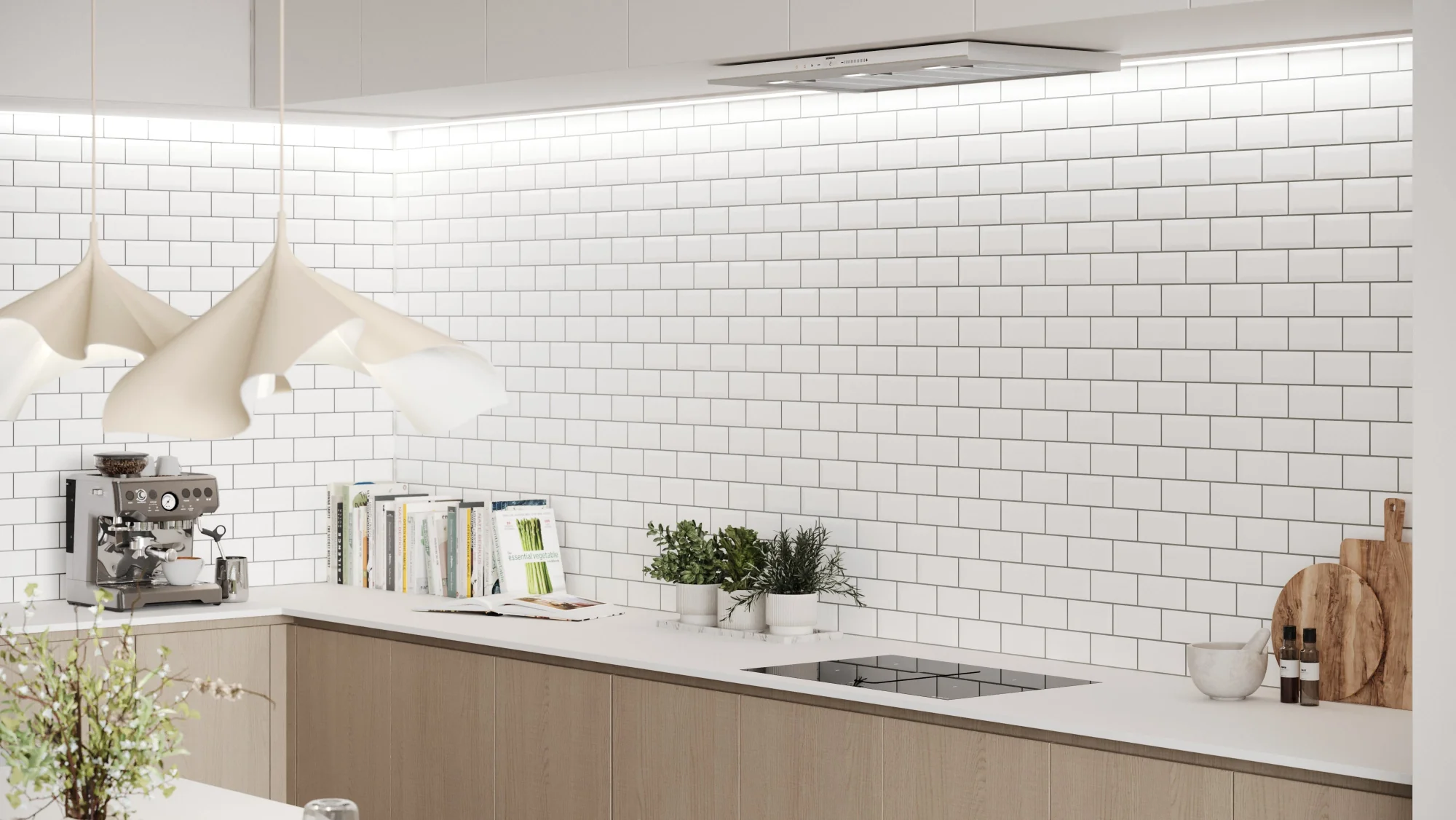 Bevel Metro Tile White (150mm x 75mm) - Image 5