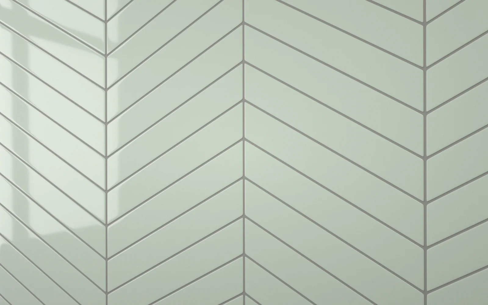 Chevron Glass Green (345mm x 75mm) - Image 5