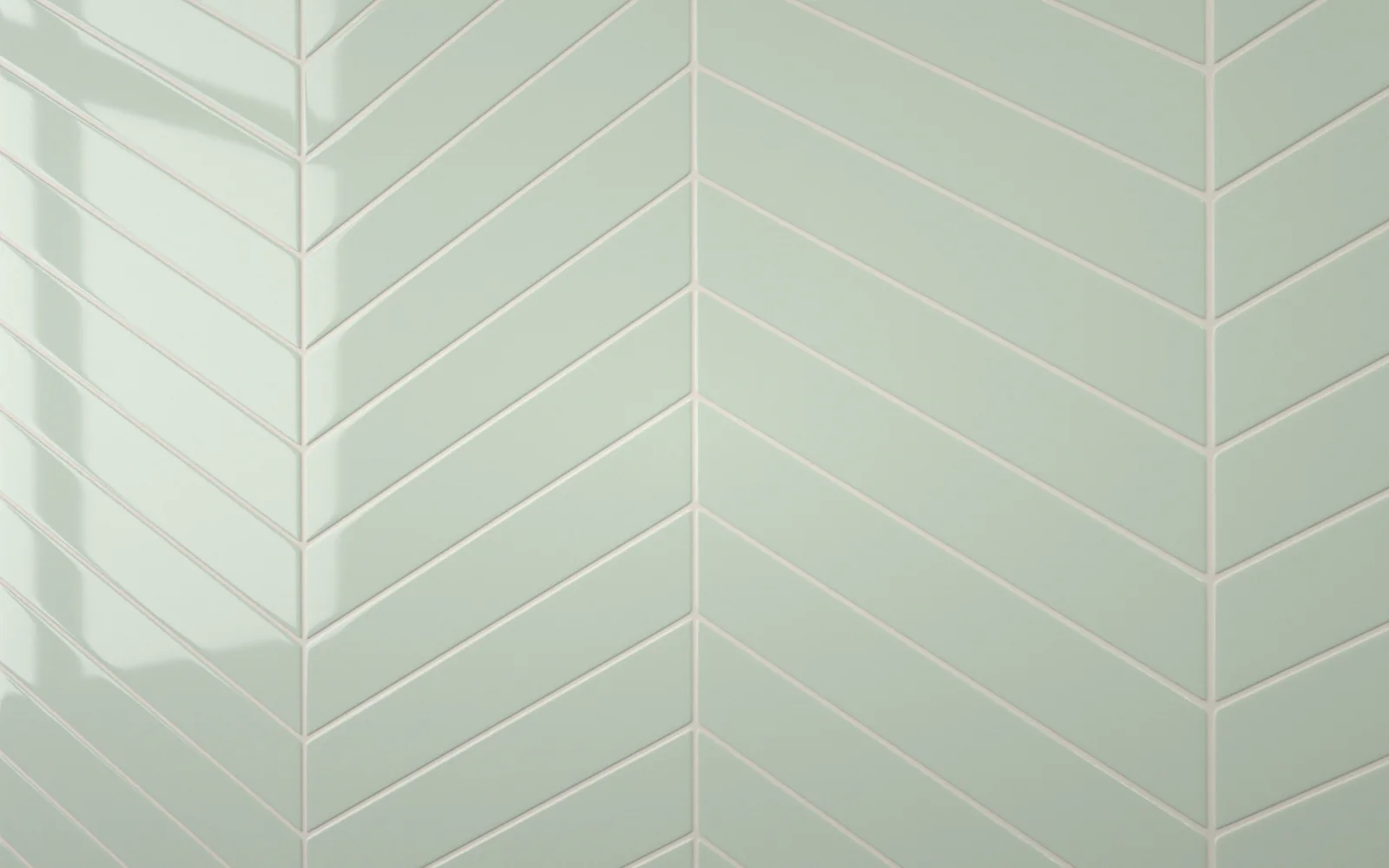 Chevron Glass Green (345mm x 75mm) - Image 6