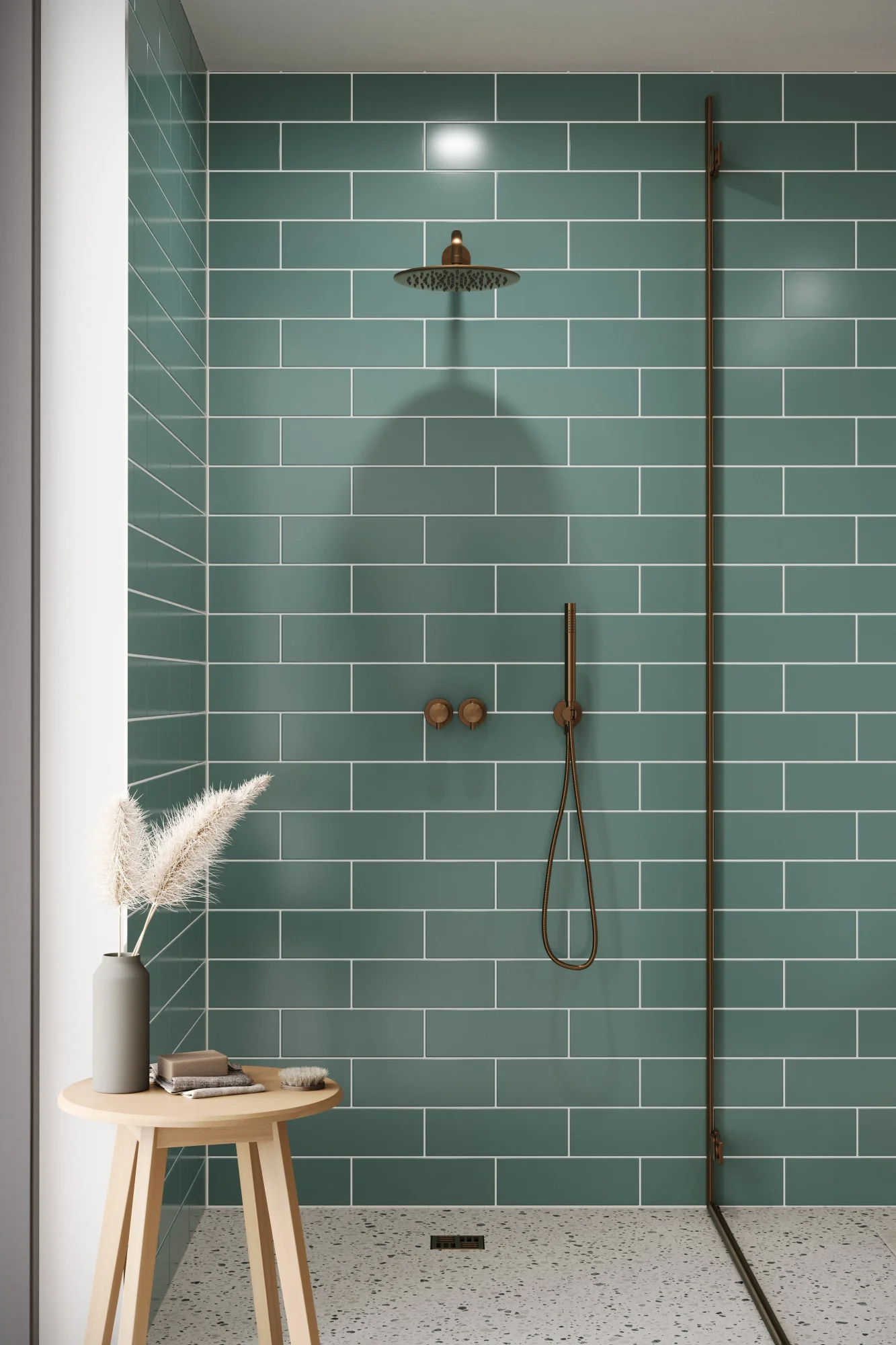 Flat Metro Large Brick Tile Hampton (300mm x 100mm) - Image 2
