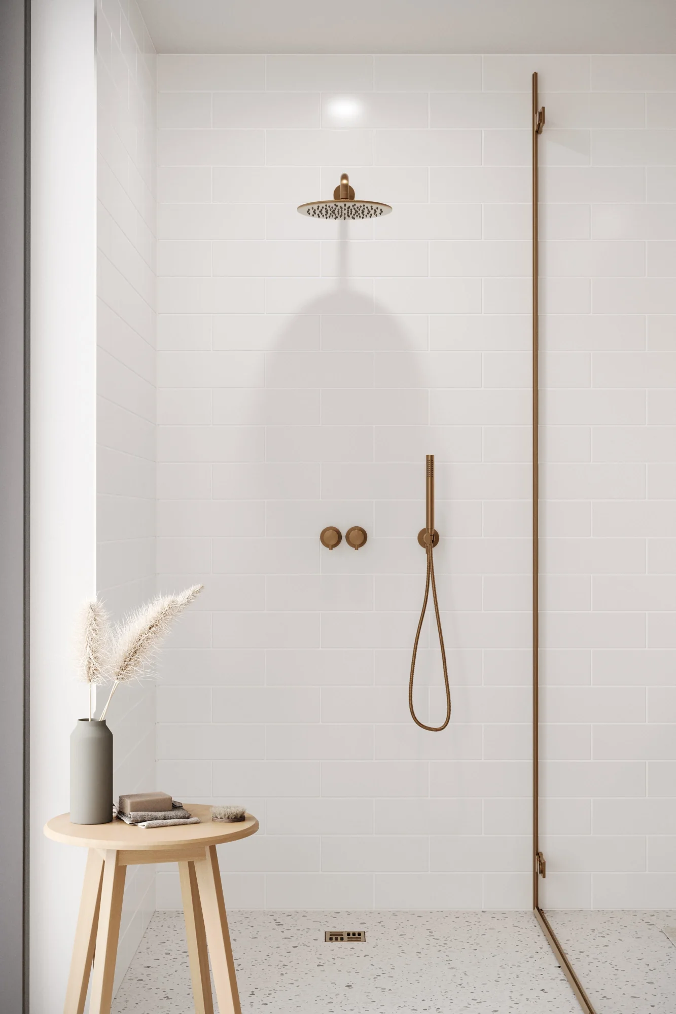 Flat Metro Large Brick Tile White (300mm x 100mm) - Image 9