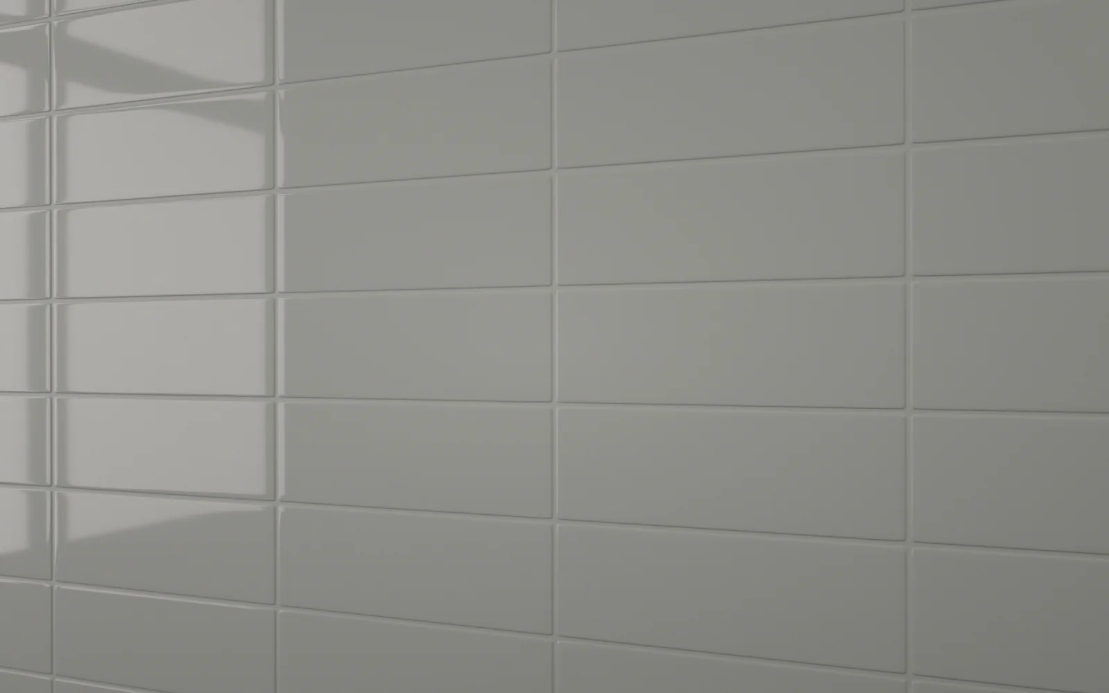 Flat Metro Large Linear Tile Dark Grey (300mm x 100mm) - Image 3