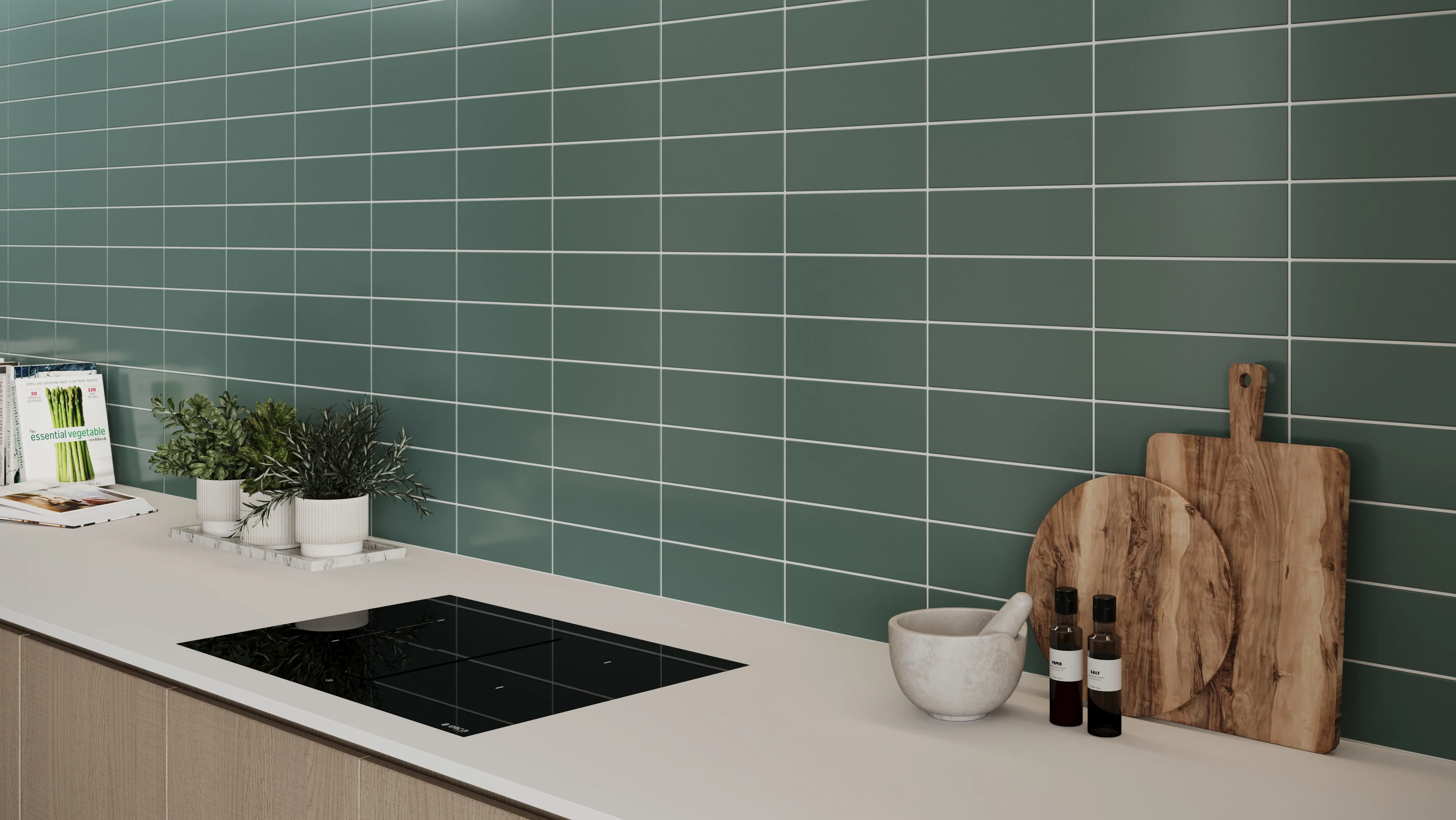 Flat Metro Large Linear Tile Hampton (300mm x 100mm) - Image 6