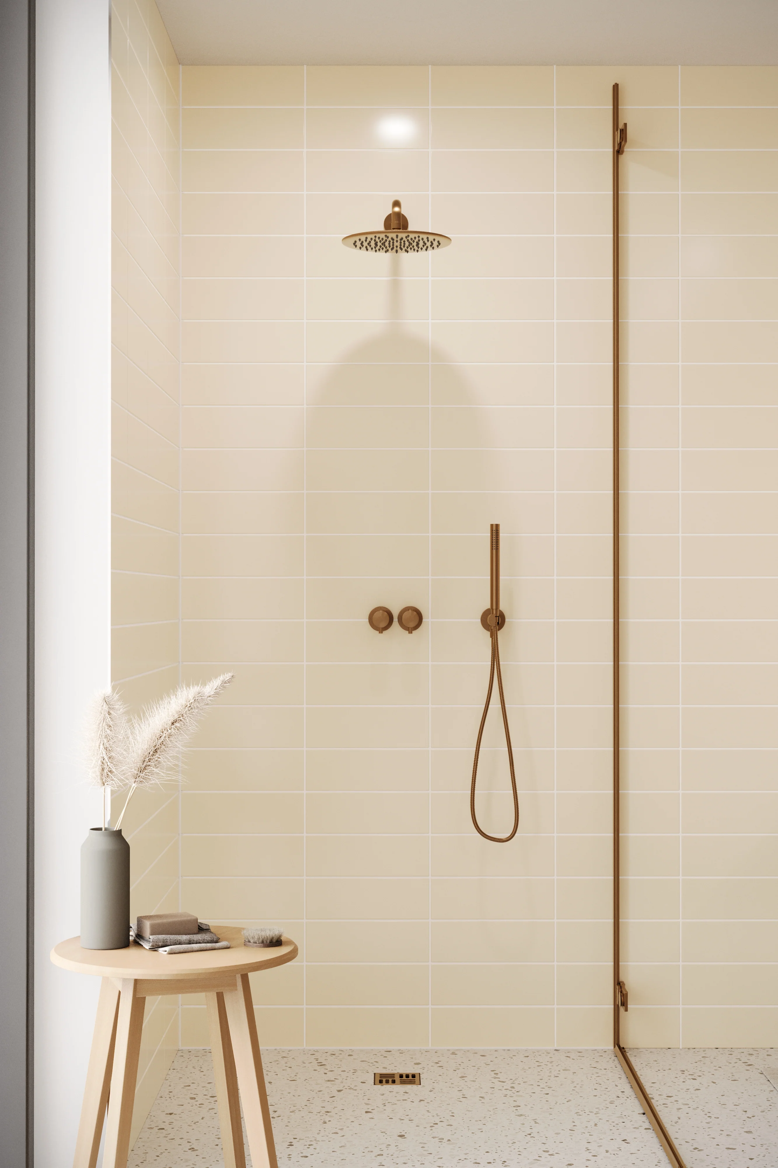 Flat Metro Large Linear Tile Sand (300mm x 100mm) - Image 2