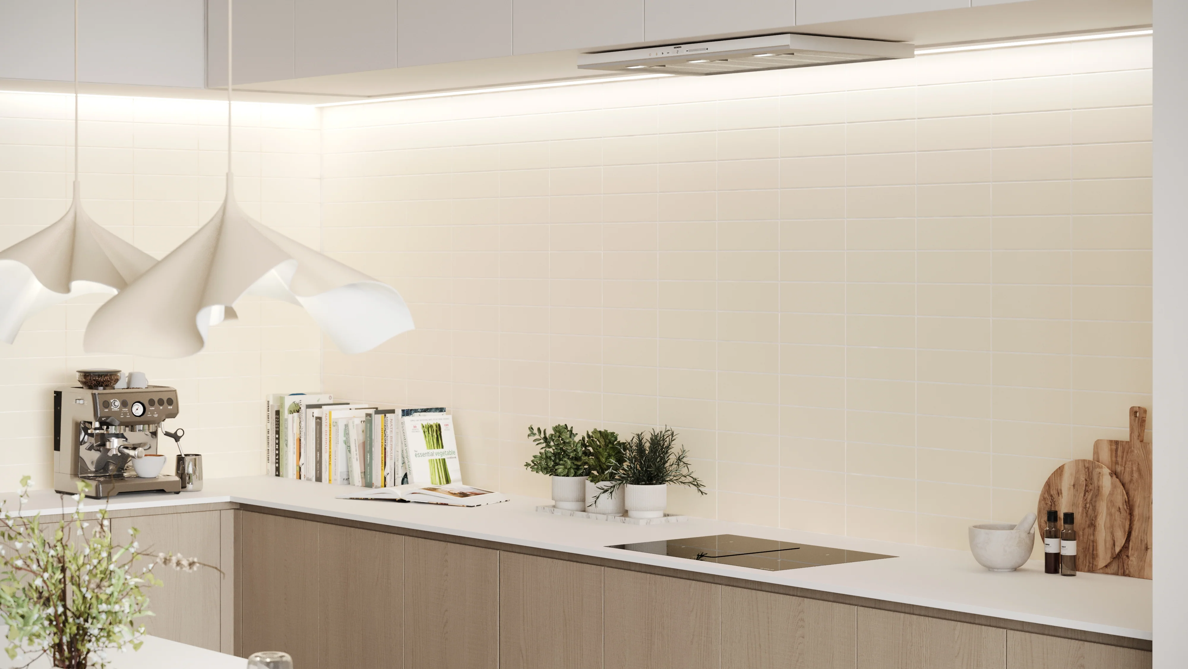 Flat Metro Large Linear Tile Sand (300mm x 100mm) - Image 3