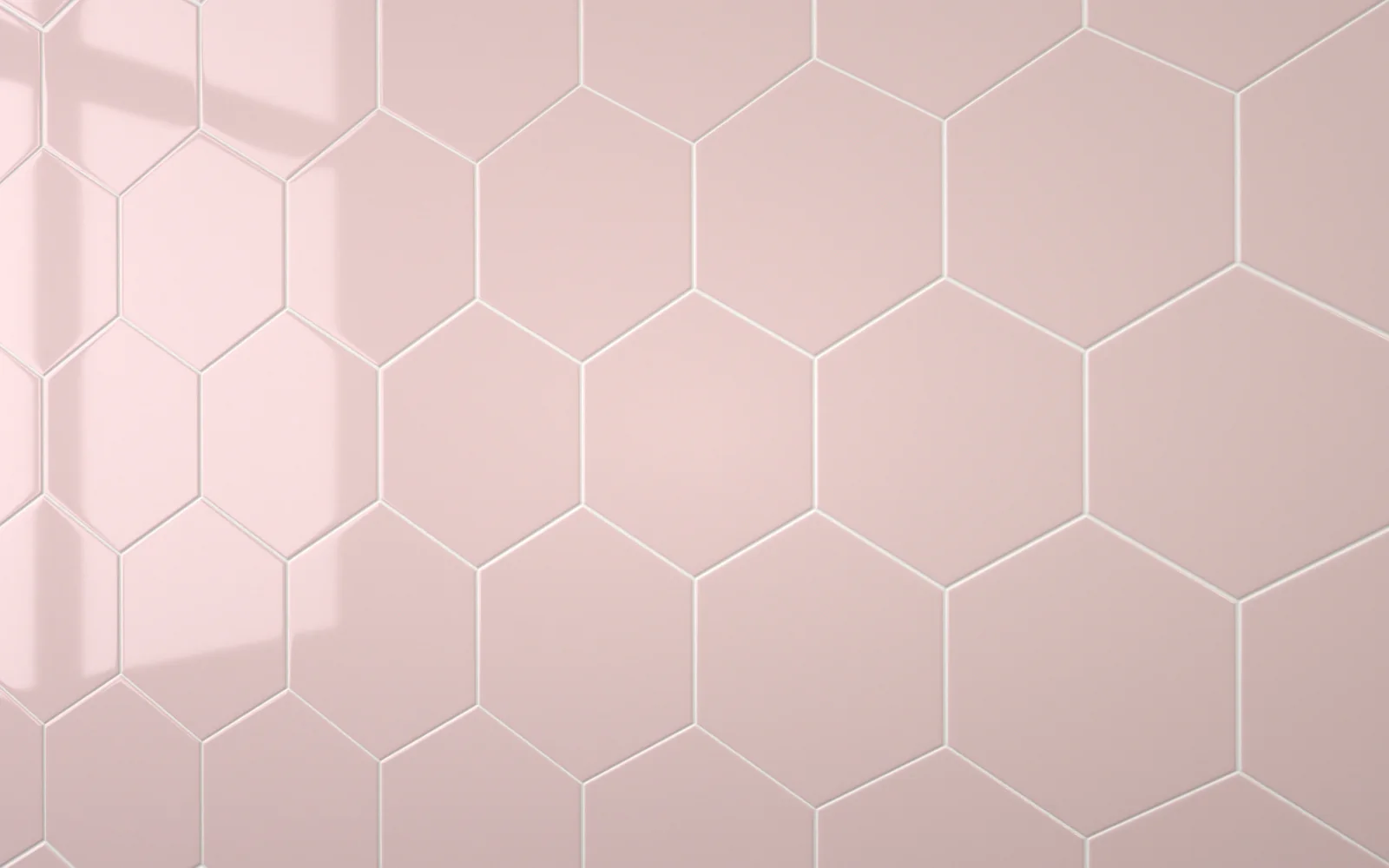 Sample: Hexagon Pastel Pink