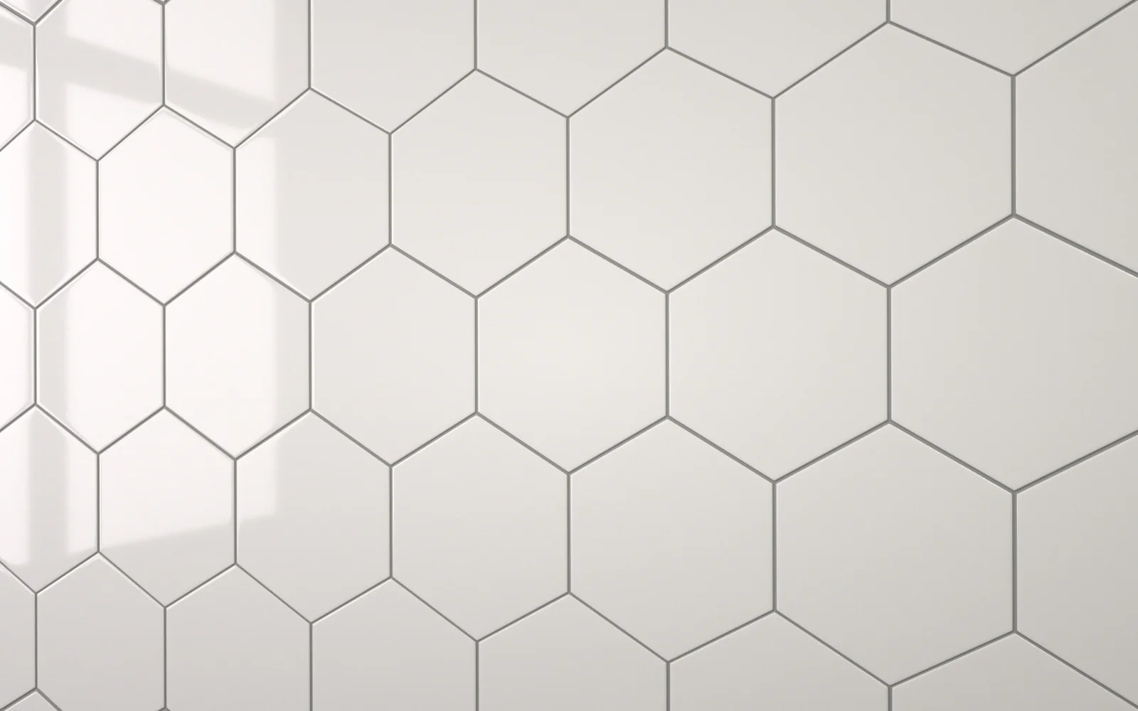 Hexagon White (160mm x 185mm) - Image 2