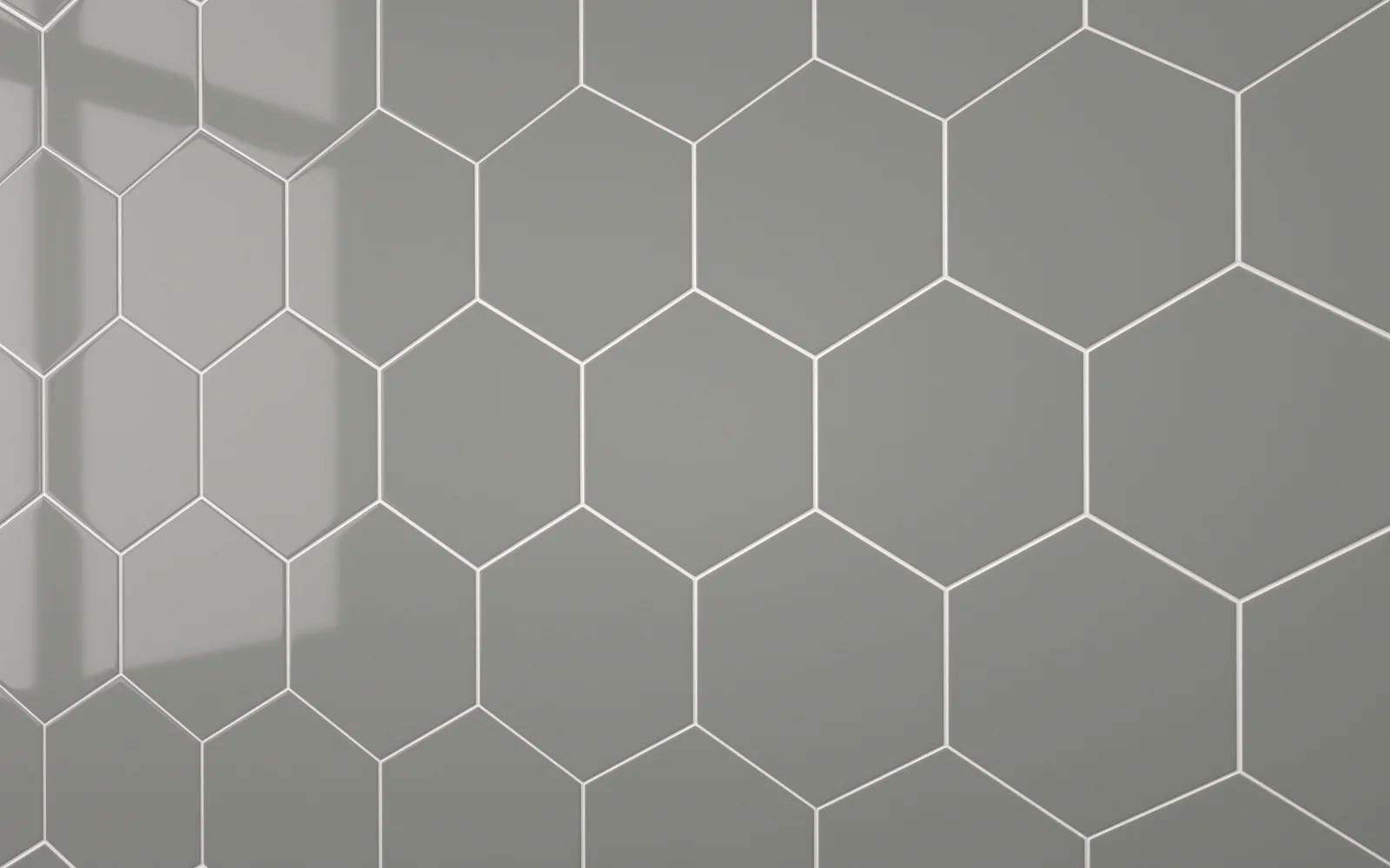 Hexagon Dark Grey (160mm x 185mm)