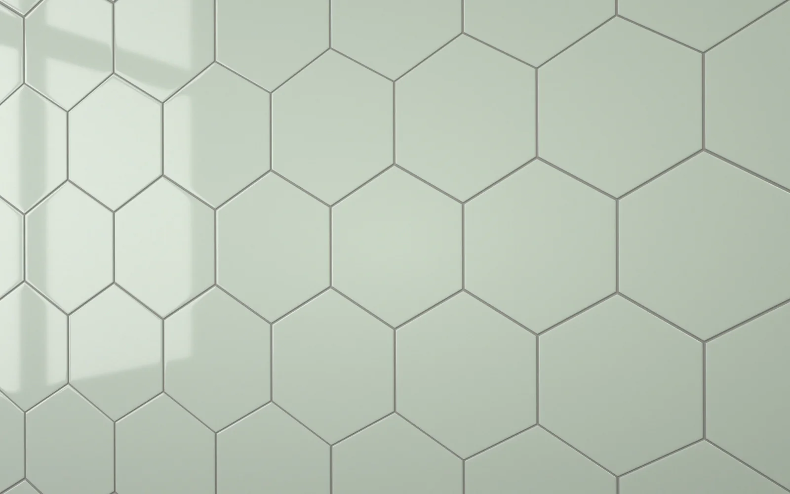 Hexagon Glass Green (160mm x 185mm) - Image 5