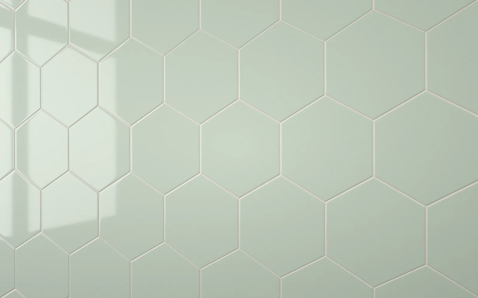 Hexagon Glass Green (160mm x 185mm) - Image 6