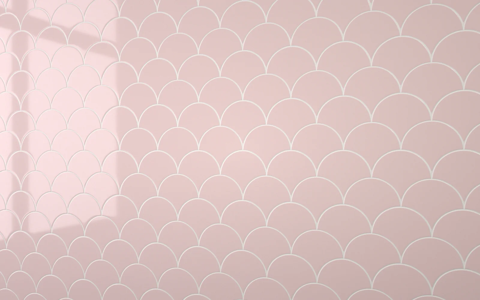 Sample: Mermaid Tile Pastel Pink
