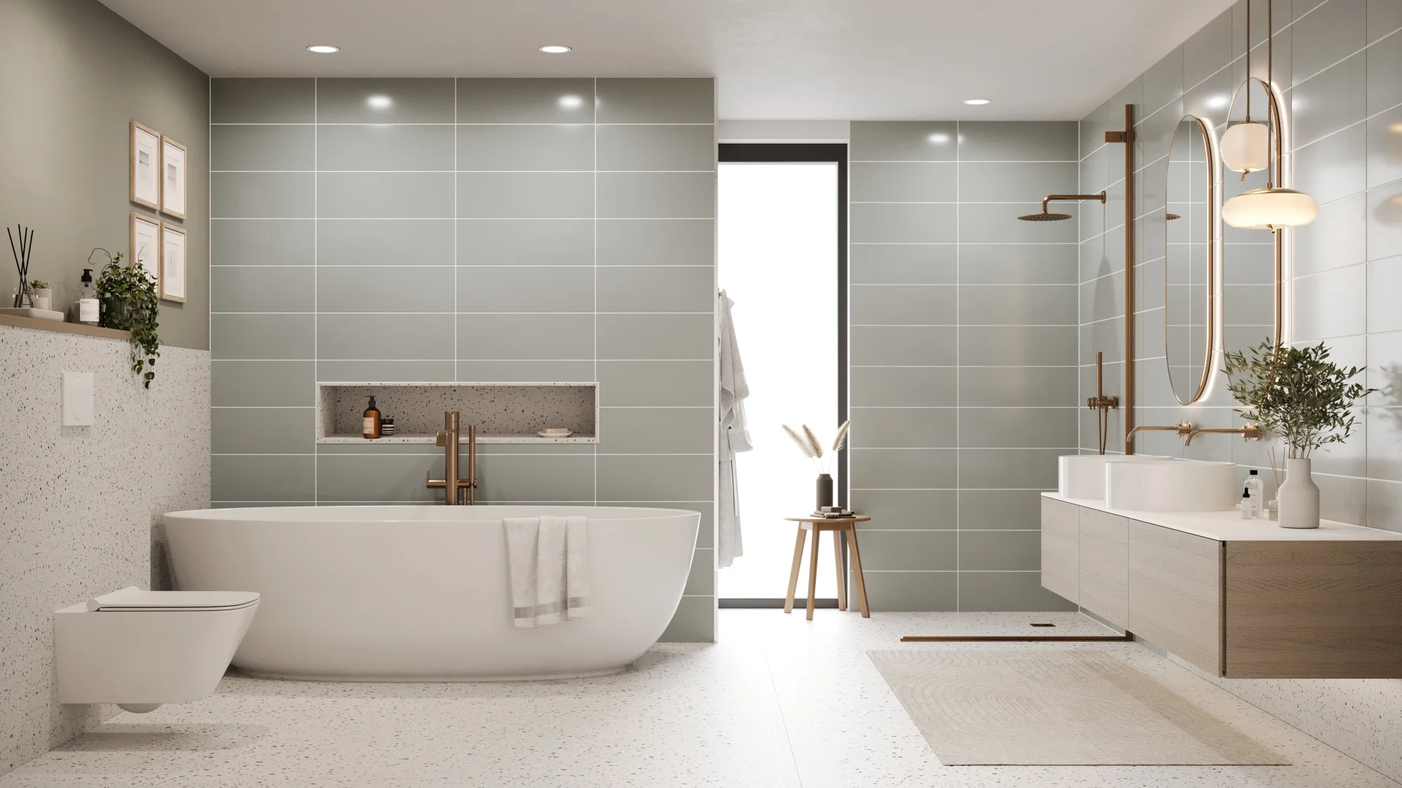 Metro Long Tile Dark Grey (600mm x 200mm) - Image 4