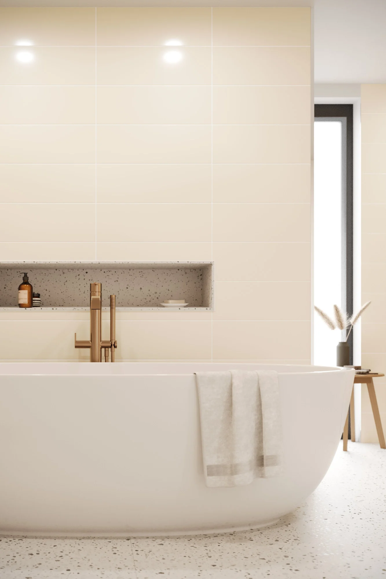 Metro Long Tile Sand (600mm x 200mm) - Image 4