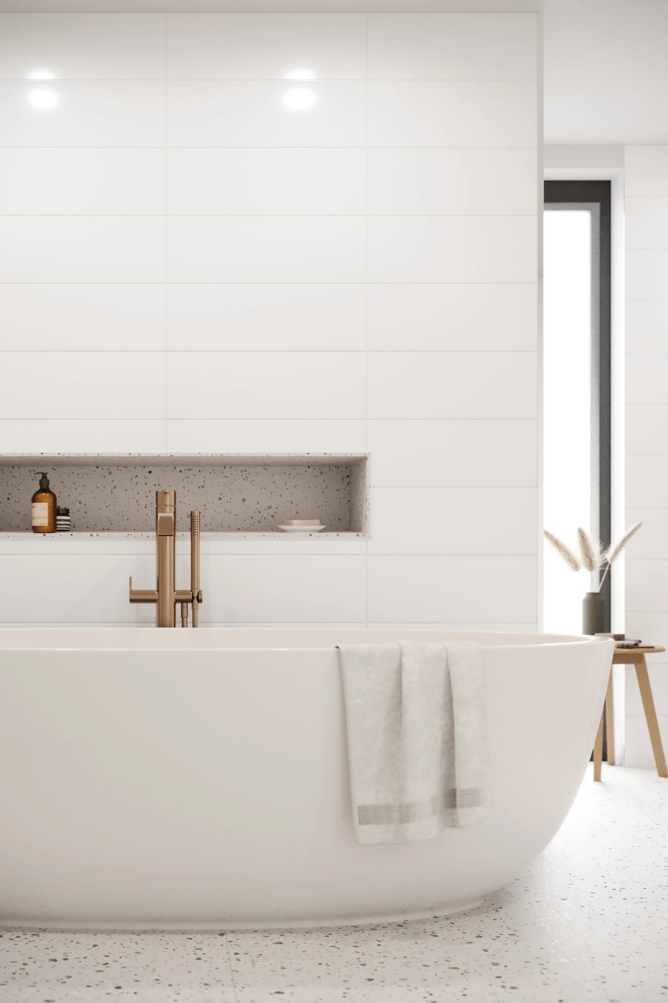 Metro Long Tile White (600mm x 200mm) - Image 10
