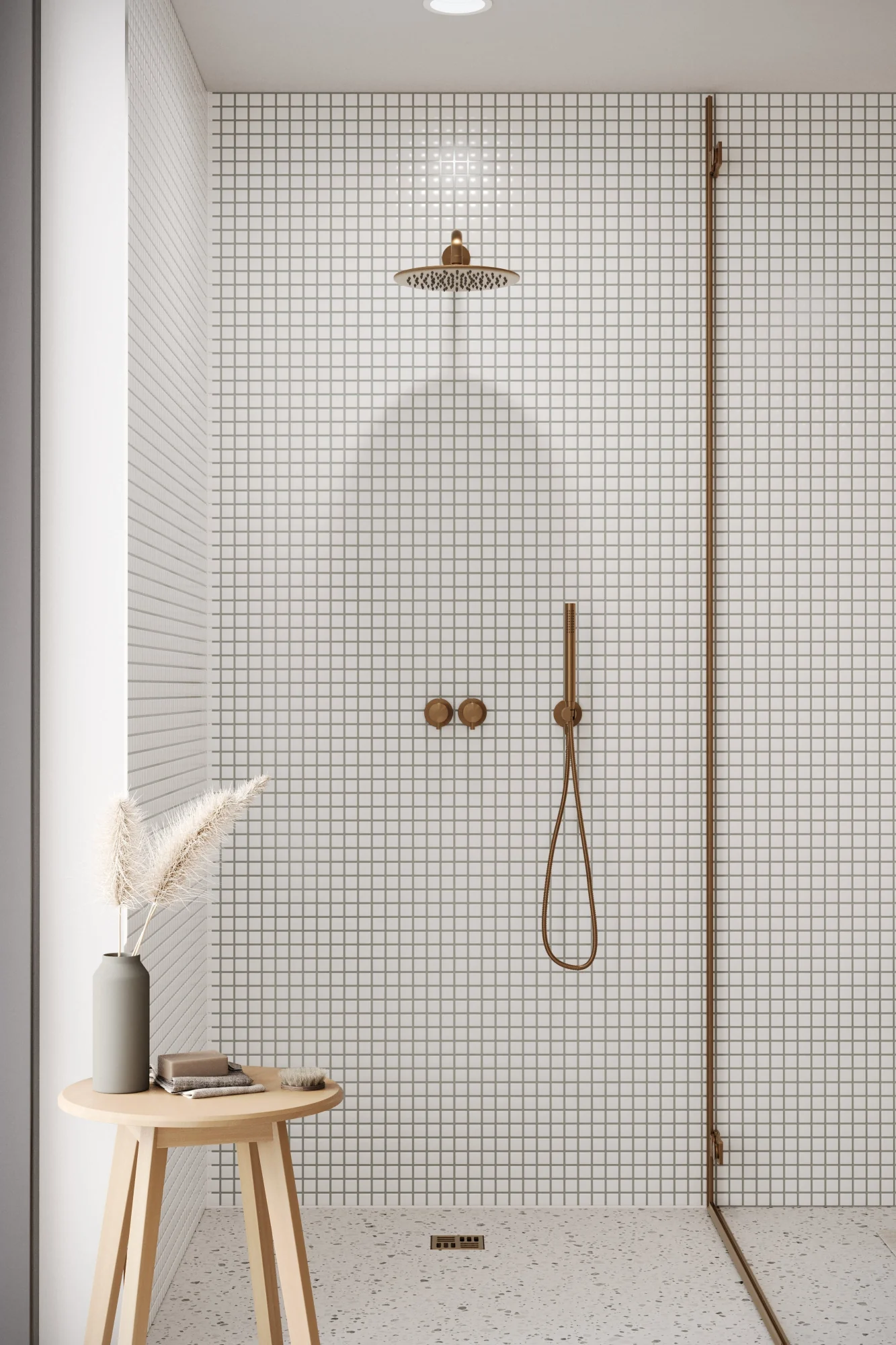 Mosaic Tile White (25mm x 25mm) - Image 9