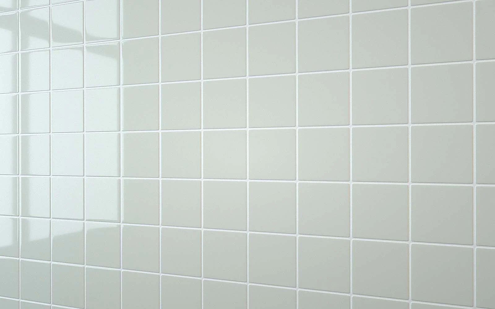 Sample: 100 Tile Light Grey With White Grout