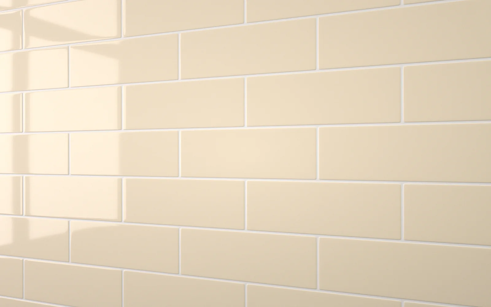 Sample: Flat Metro Large Brick Tile Sand