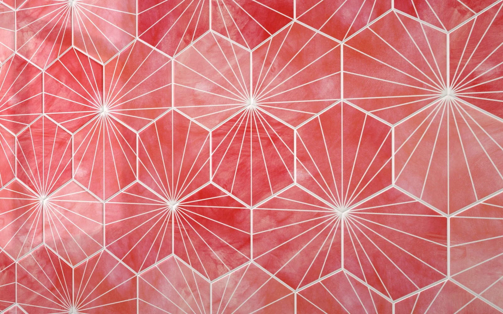 Sample: Hexagon Patterned Pink