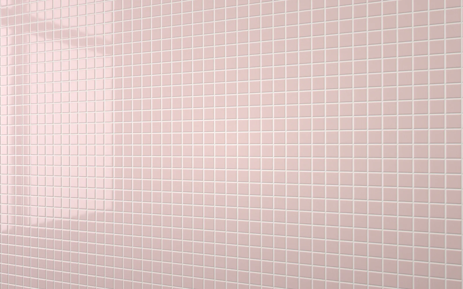 Mosaic Tile Pastel Pink (25mm x 25mm)