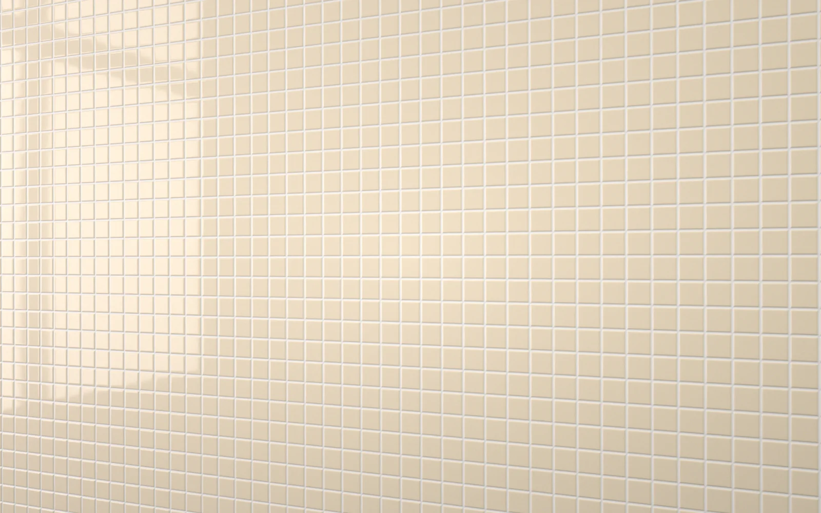 Sample: Mosaic Tile Sand With White Grout