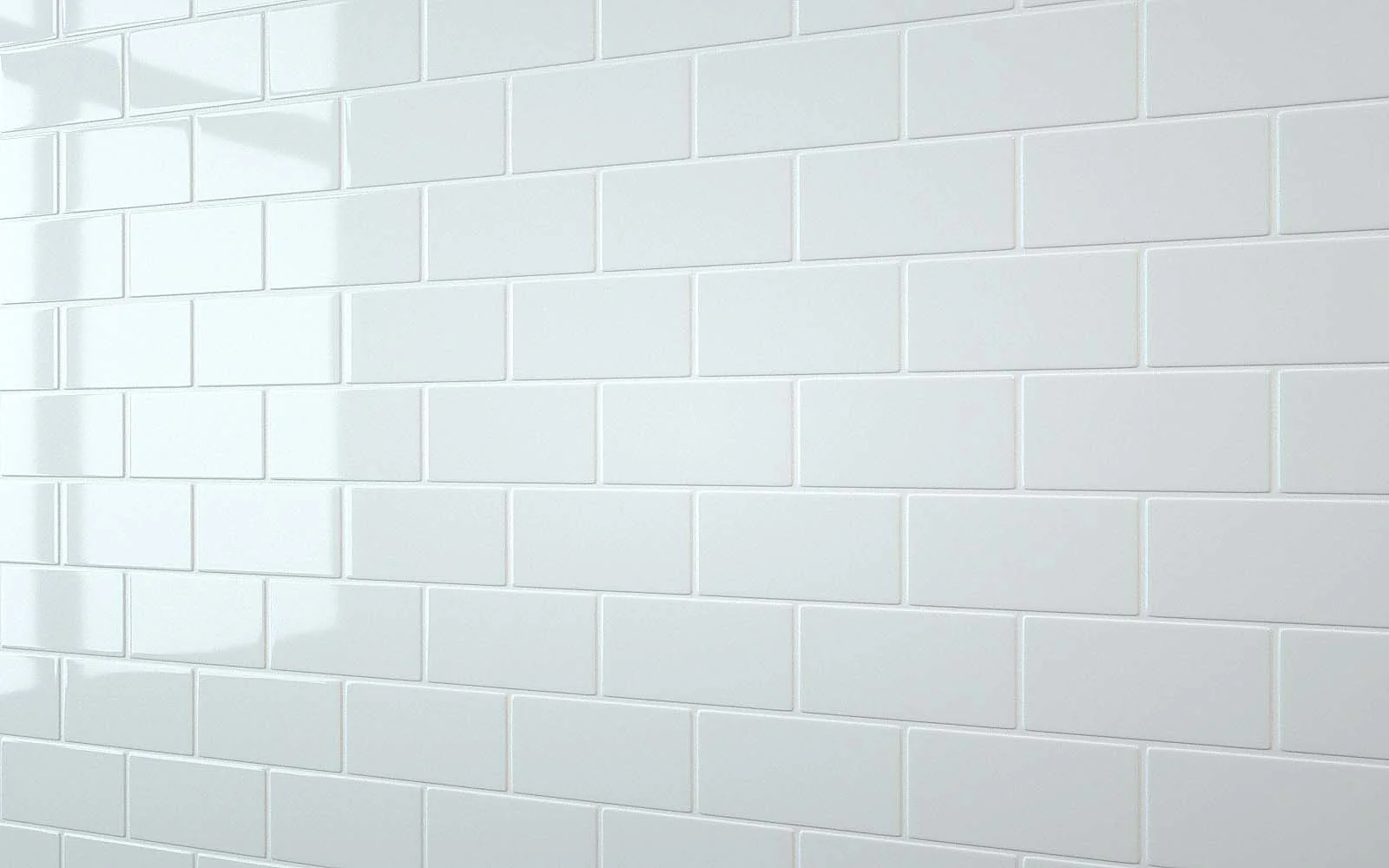 Sample: Small Flat Metro White Acrylic