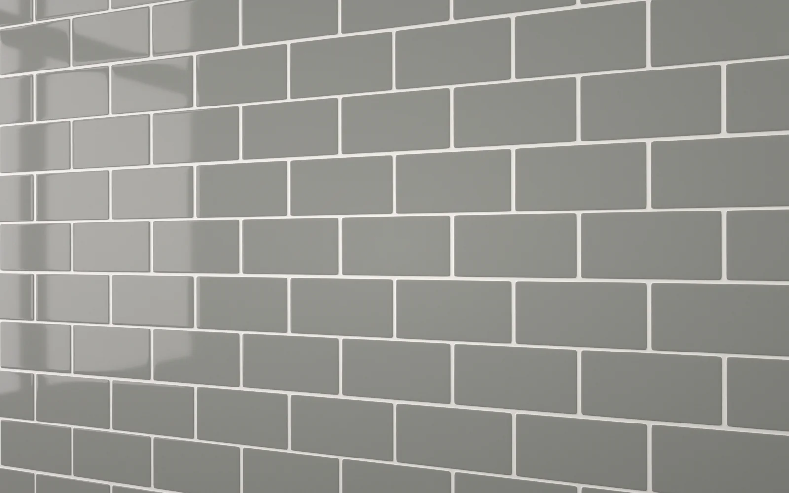 Small Flat Metro Dark Grey (150mm x 75mm)
