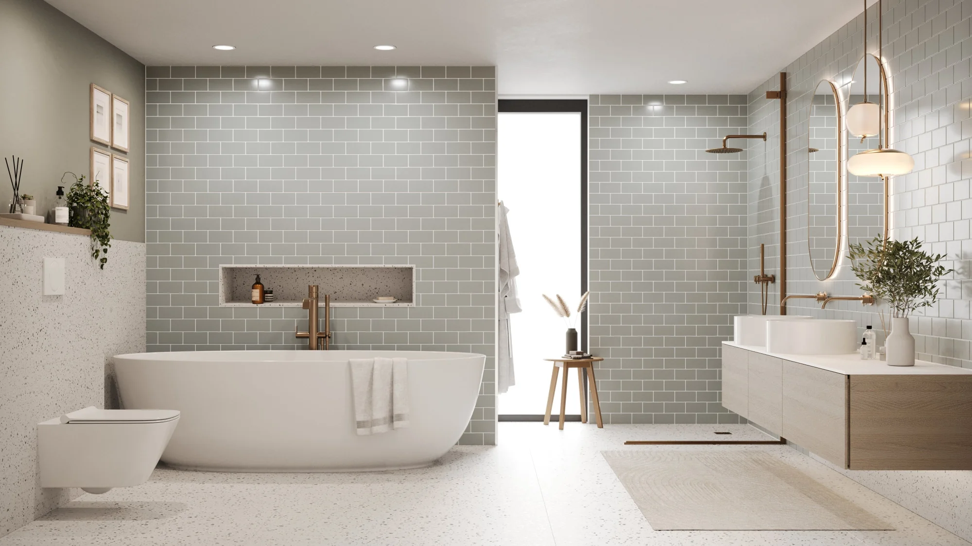 Small Flat Metro Dark Grey (150mm x 75mm) - Image 3