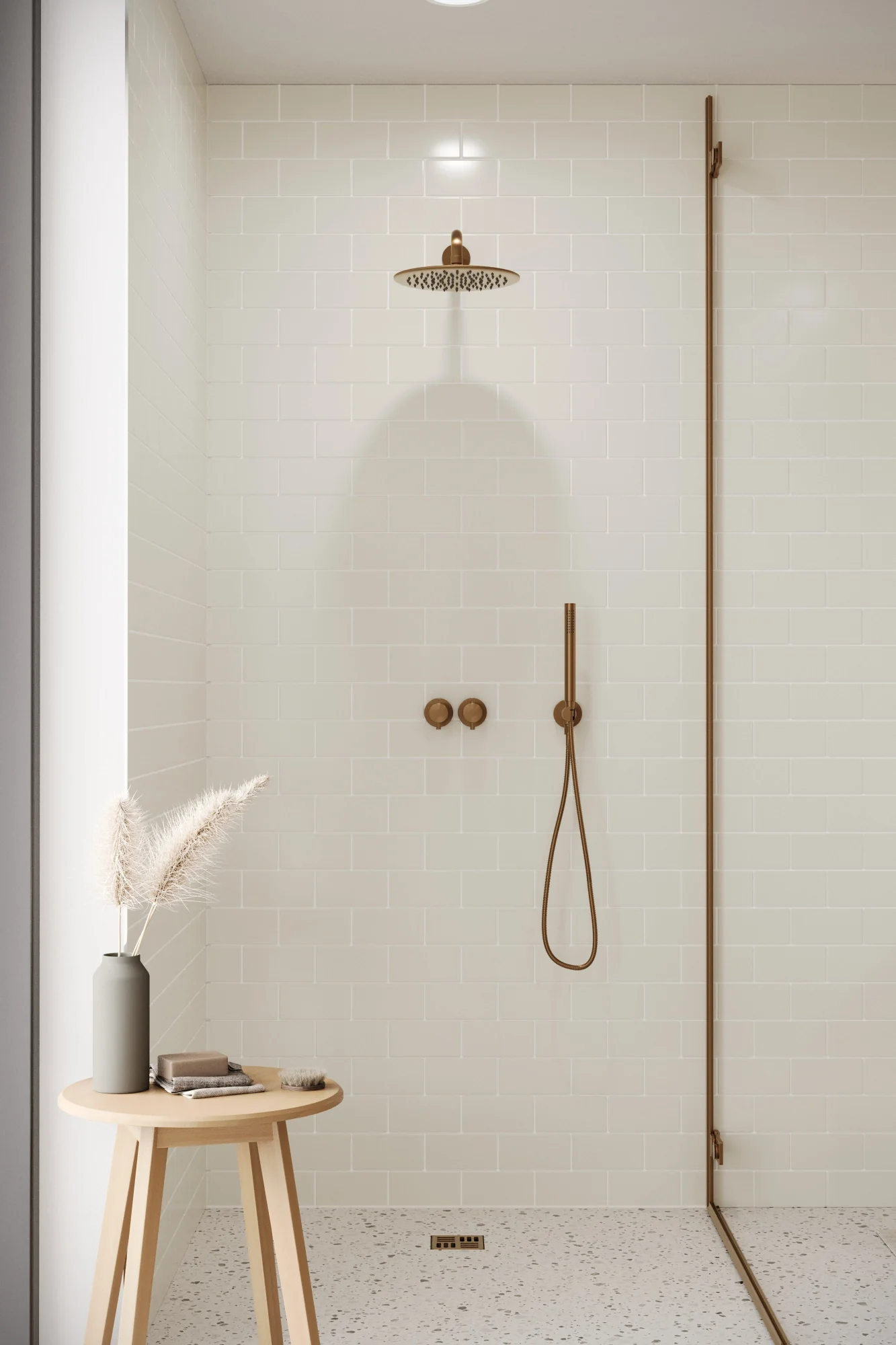 Small Flat Metro Light Grey (150mm x 75mm) - Image 2