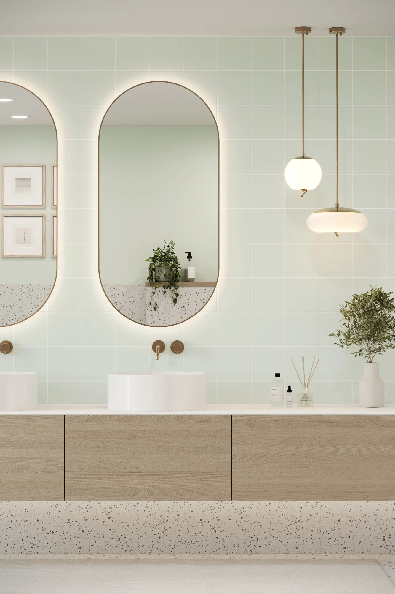 Standard Tile Glass Green (150mm x 150mm) - Image 2