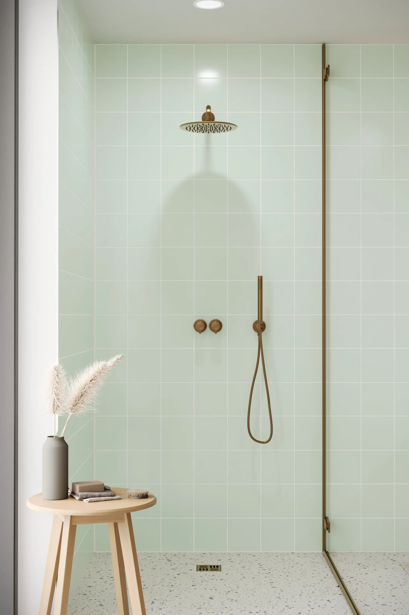 Standard Tile Glass Green (150mm x 150mm) - Image 3