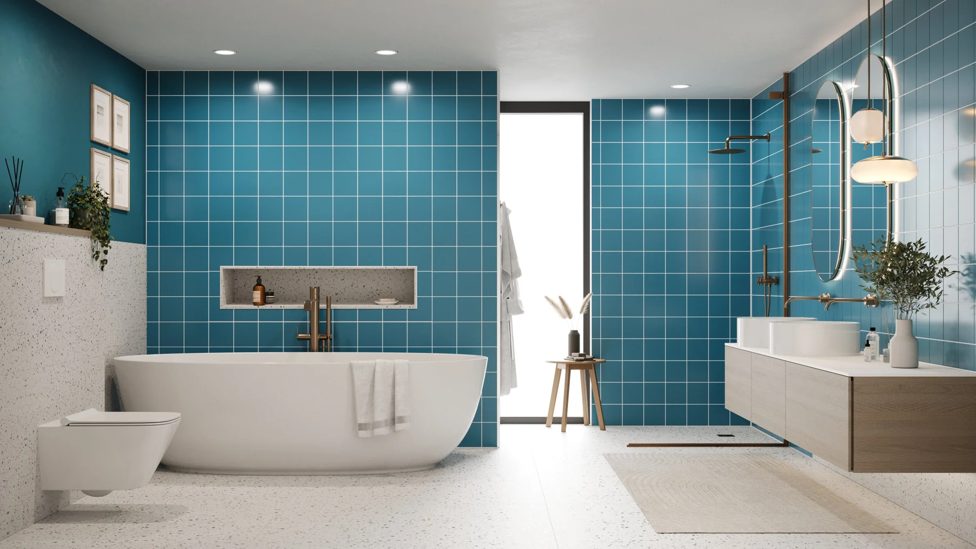 Standard Tile Teal Blue (150mm x 150mm) - Image 2