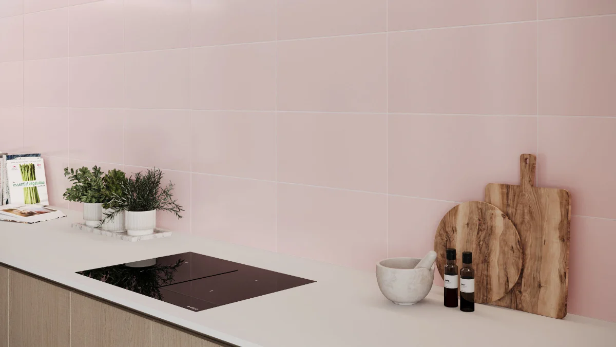 XL Tile Pastel Pink (600mm x 300mm) - Image 4