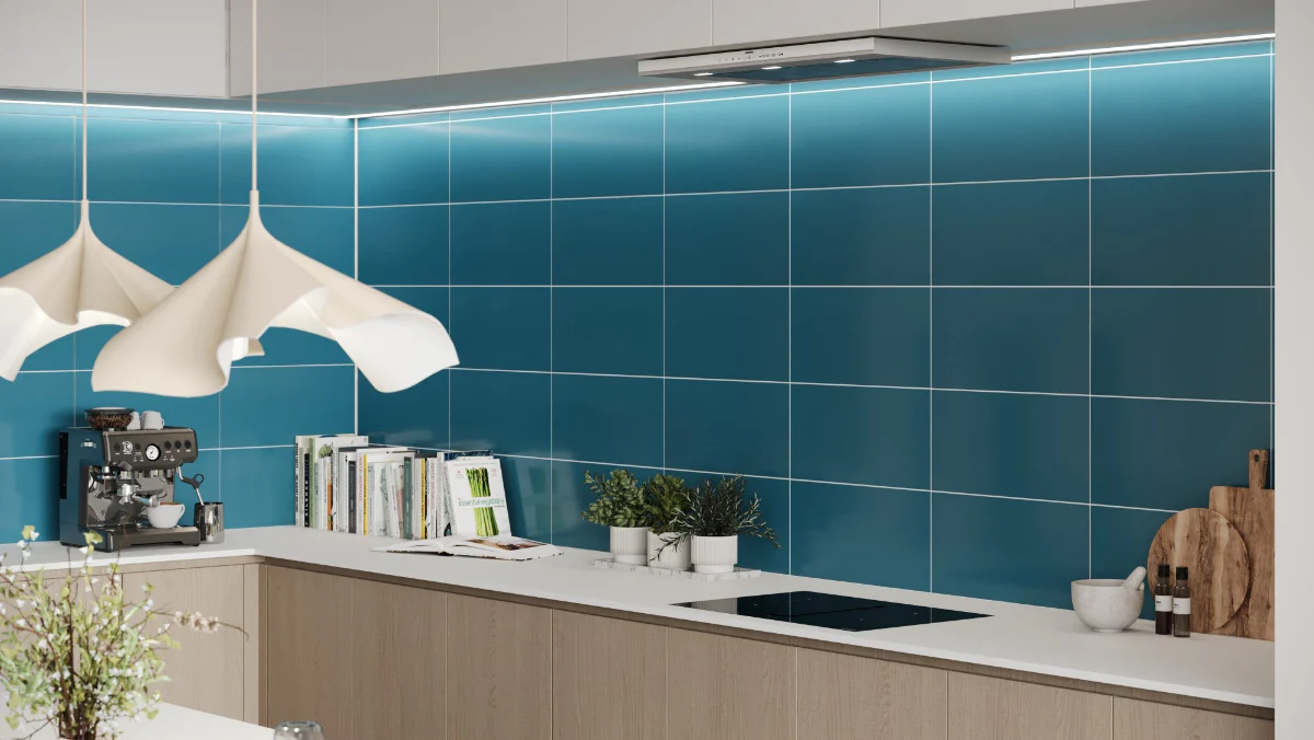 XL Tile Teal Blue (600mm x 300mm) - Image 4